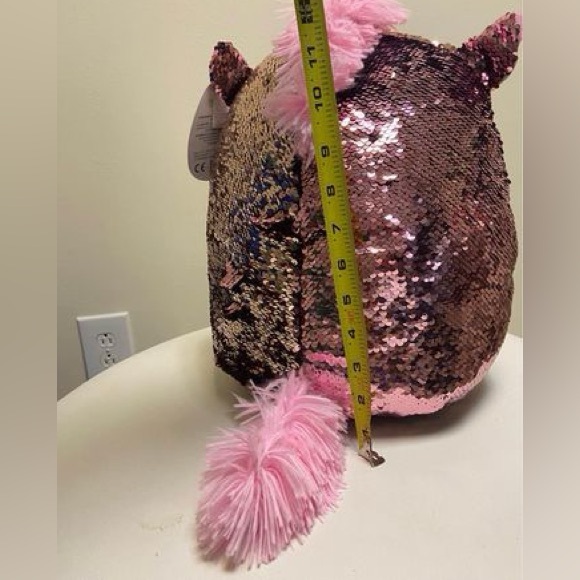 Ultra Rare Kelly Toys Pink Pig Unicorn Squishmallows - Picture 4 of 7